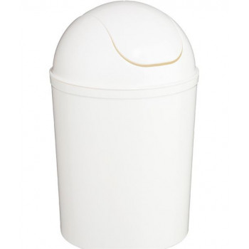 Cubo de basura color blanco 7 litros 77008